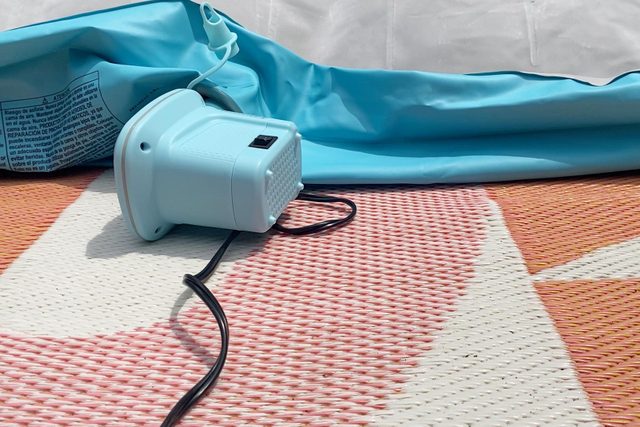 inflating the air mattress