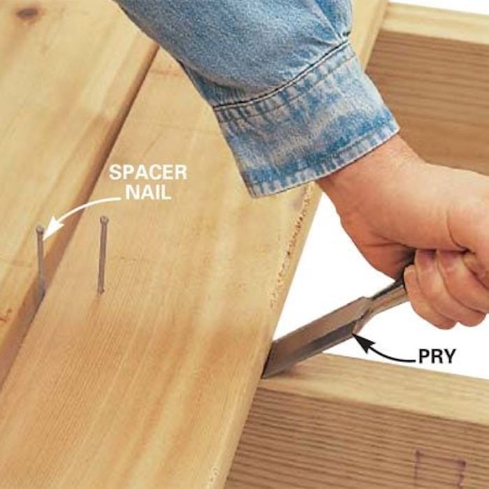 Fix Bowed Deck Board