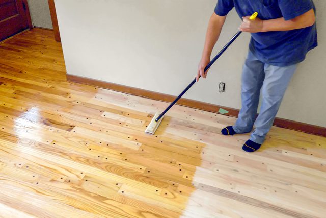 Polishing Wooden Floor