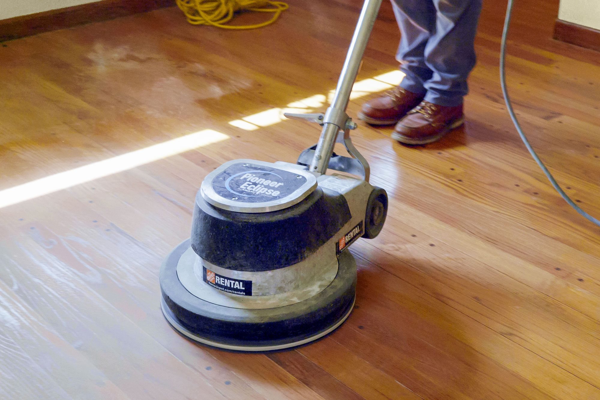 Sanding Hardwood Floor