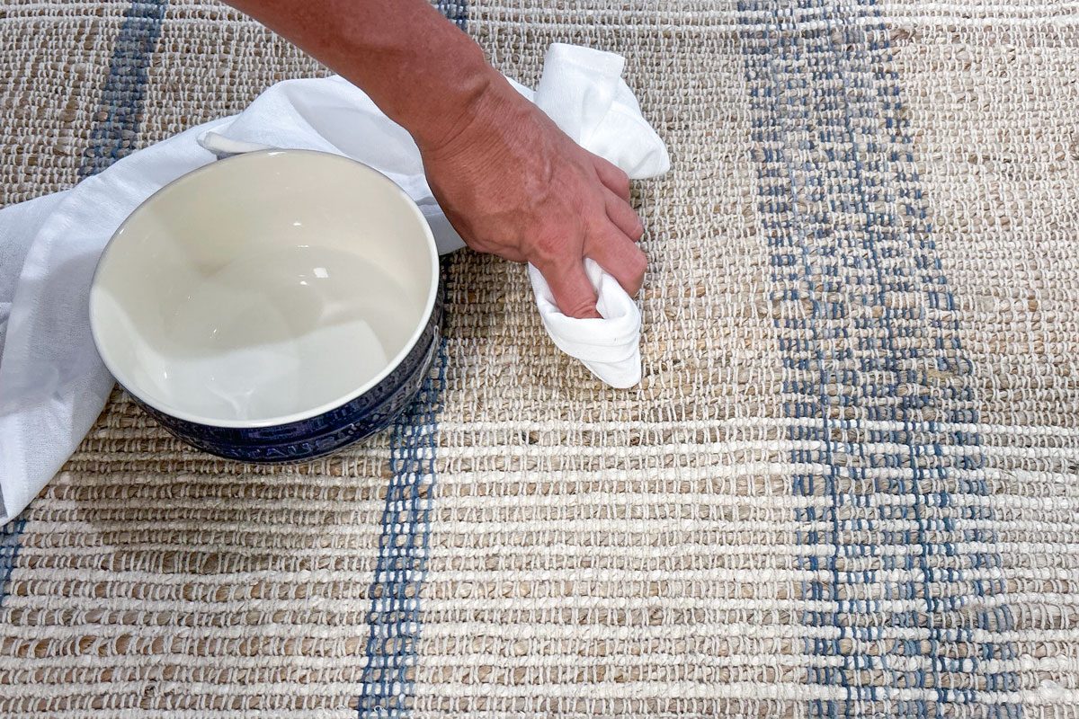Clean A Jute Rug Jute Rinse With Water