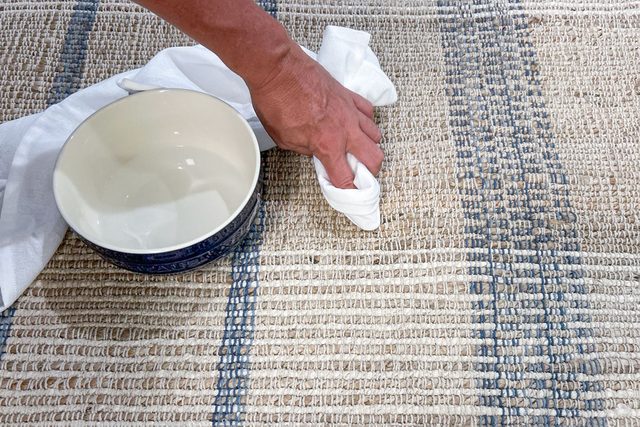 Clean A Jute Rug Jute Rinse With Water