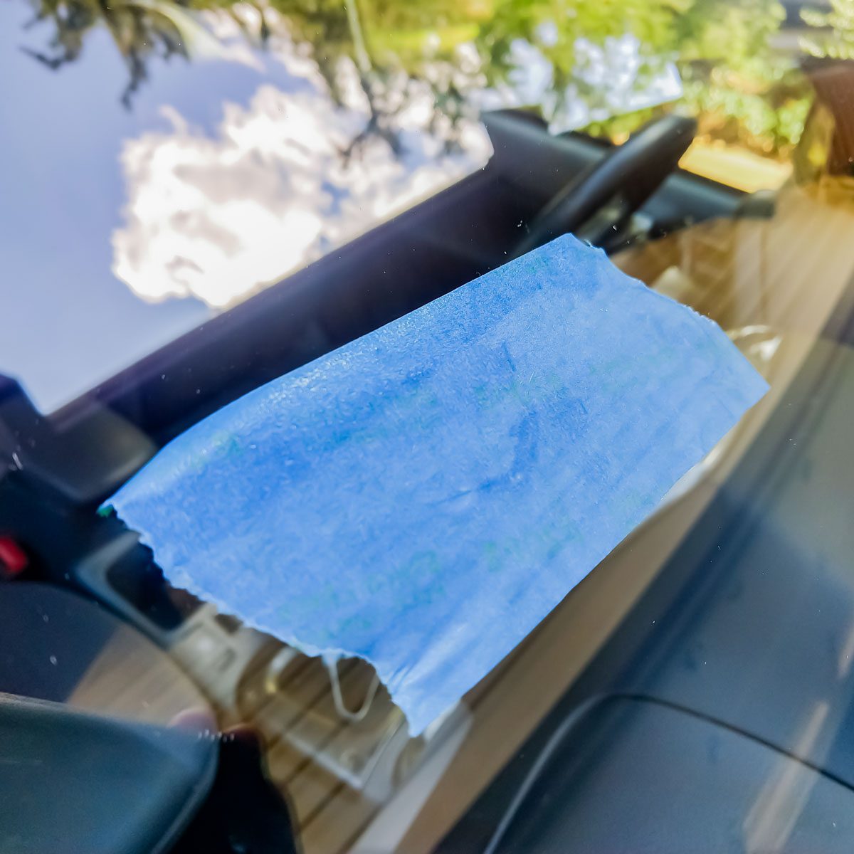 Repaired chipped section