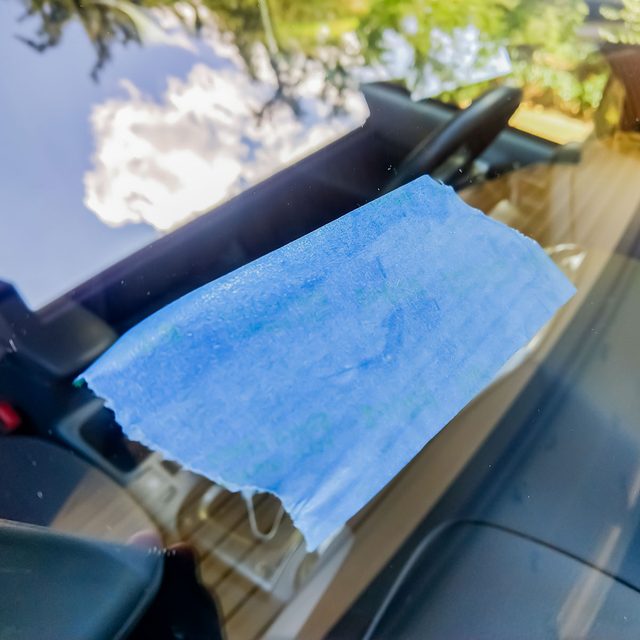 Repaired chipped section