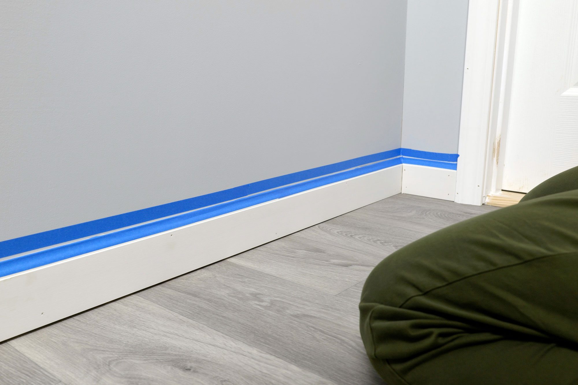 Caulk Interior Trim prepare the surface