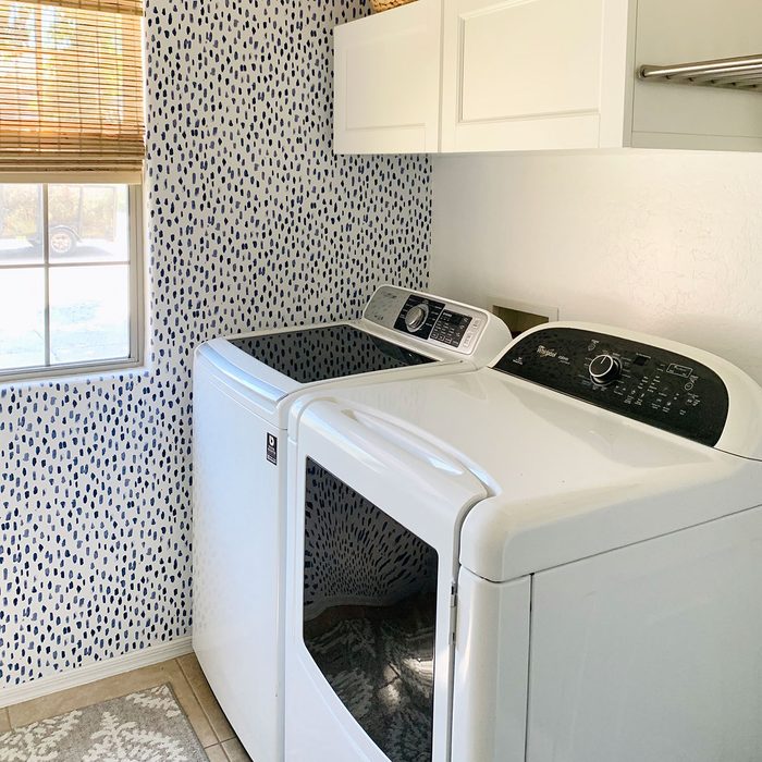 Painted Wall of Laundry Room