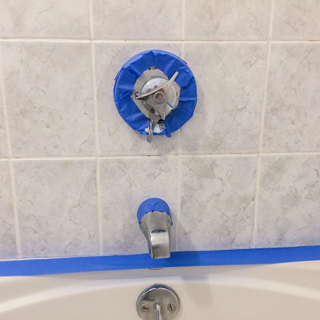 Tape the surrounding areas