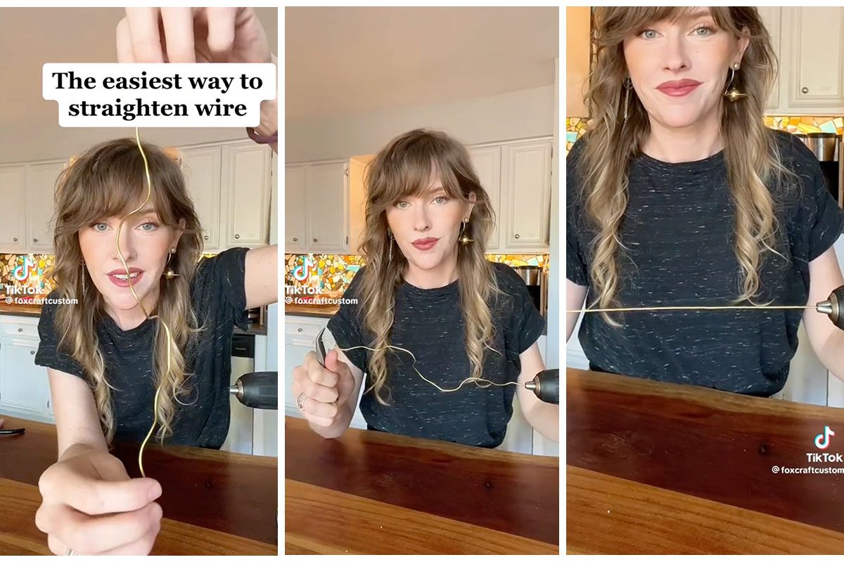 Straighten Wire in Seconds with This Genius Instagram Hack