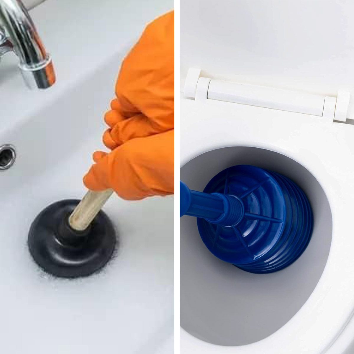 Sink Plunger vs. Toilet Plunger: What’s the Difference?