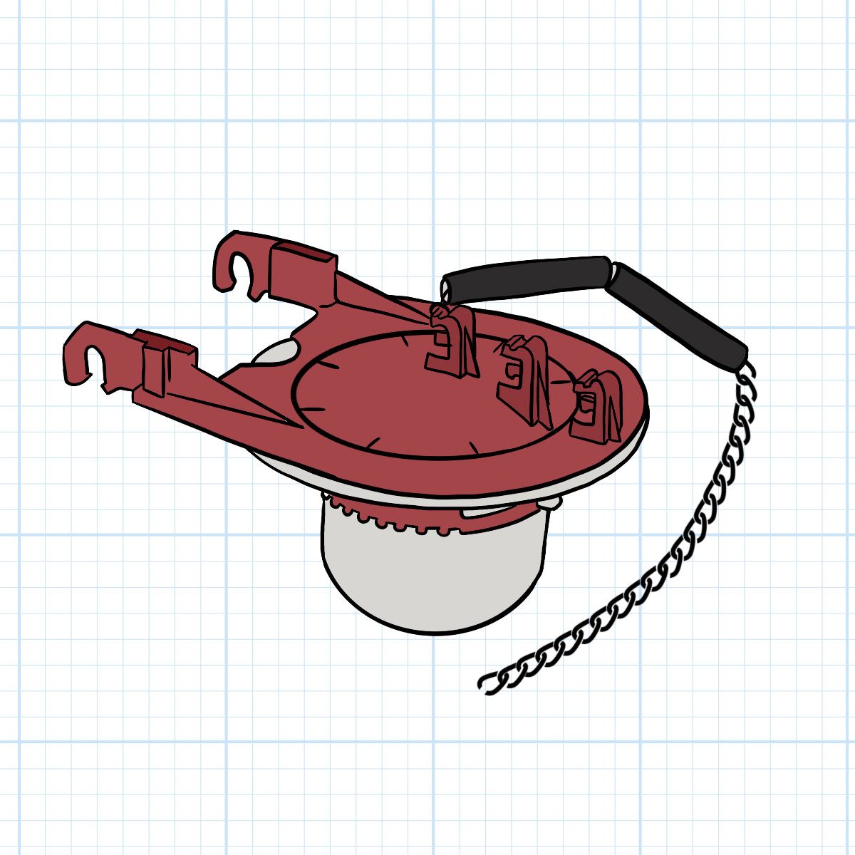 5 Types Of Toilet Flappers And Two Predecessors To Know Adjustable Flapper