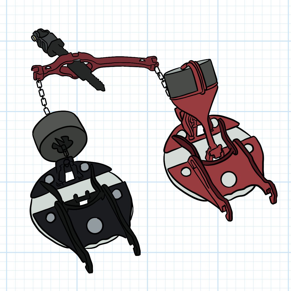 5 Types Of Toilet Flappers And Two Predecessors To Know Dual Flush Flapper