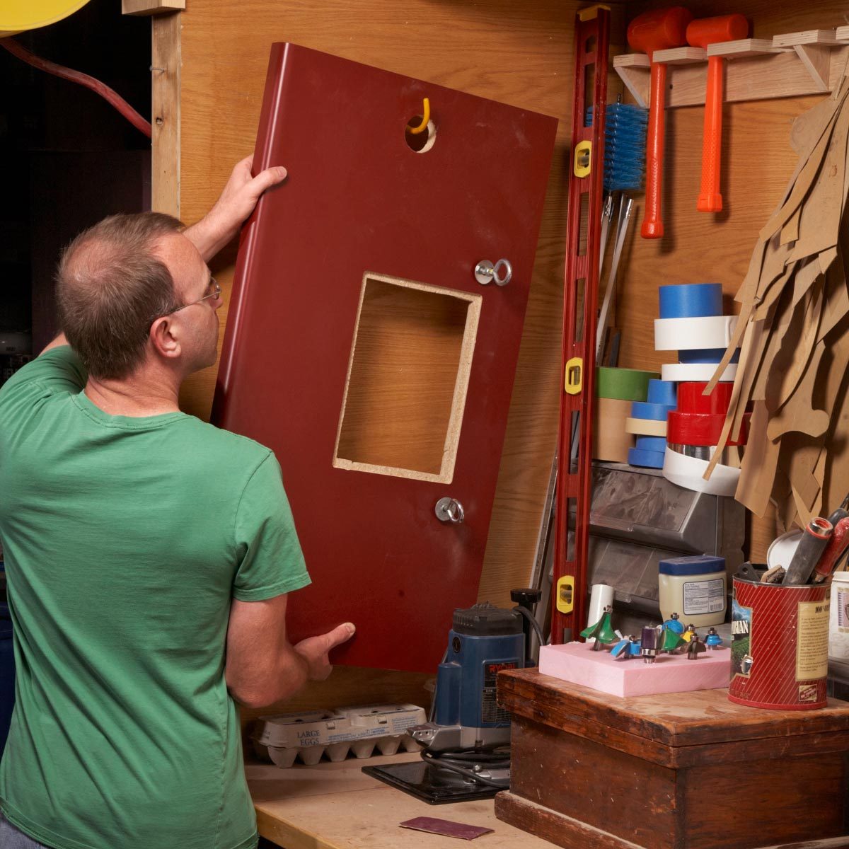 Build A Router Table By Upcycling A Kitchen Countertop Finish and store