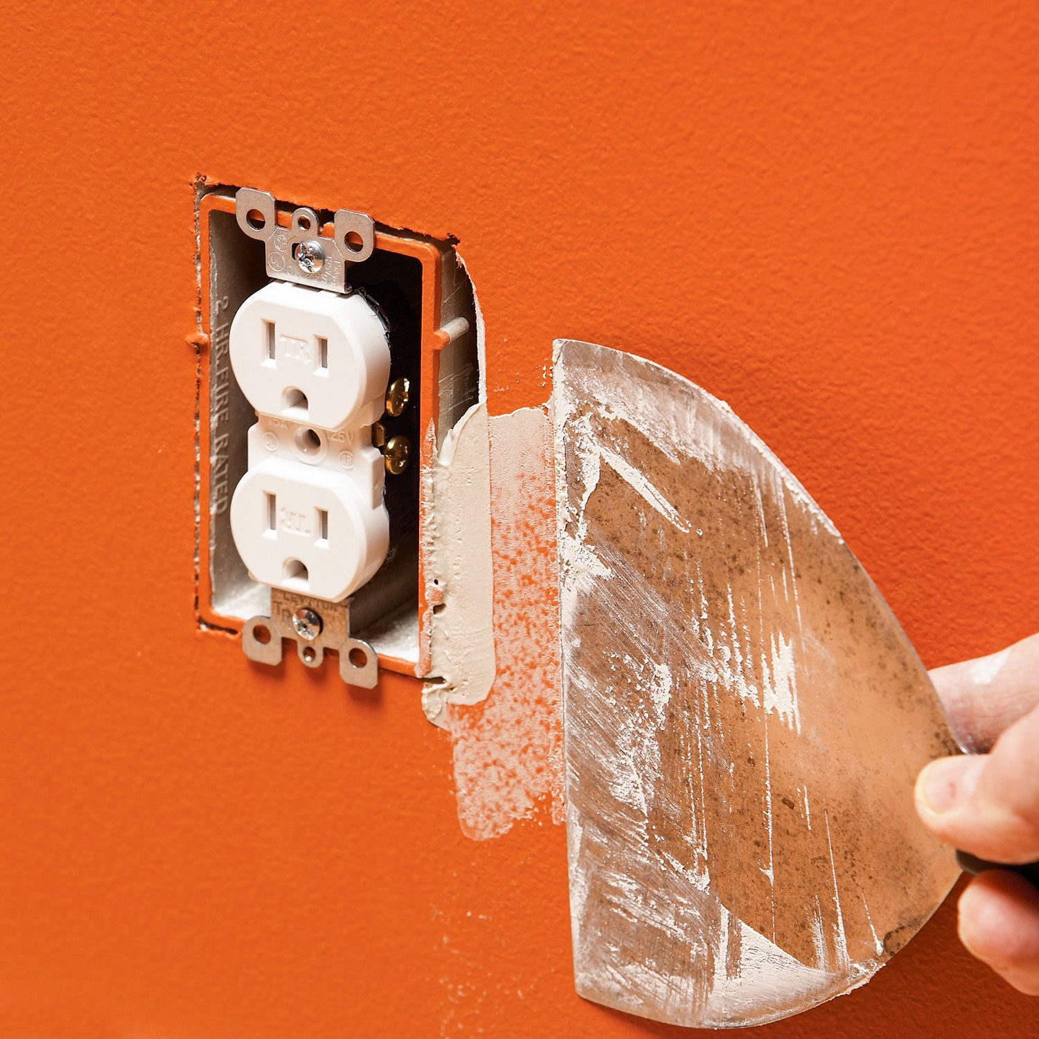 How To Fix an Electrical Box Cutout That’s Too Big