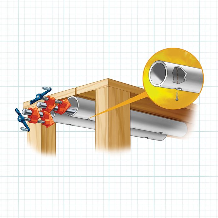 Fhm Grid Clamp Storage Ideas Simple Pipe Clamp Holder