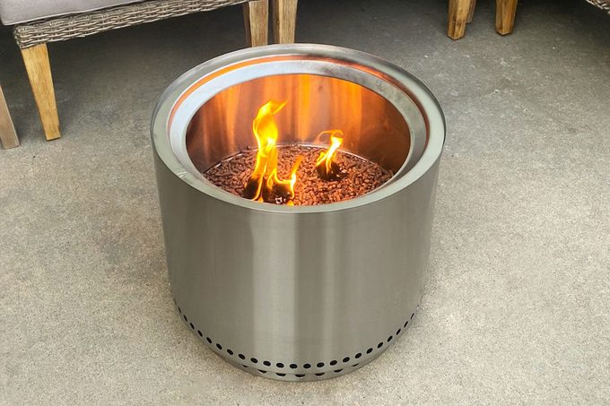 Solo Stove outdoors placed outdoors