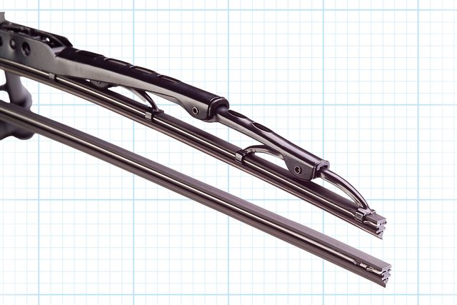 Traditional windshield wipers and beam wiper