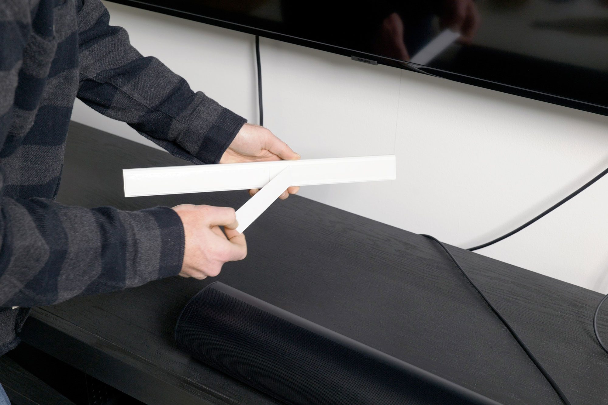 Apply tape to the raceway