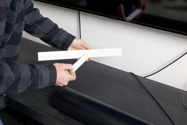 Apply tape to the raceway