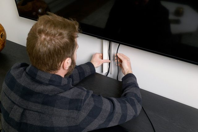 Place wires into the raceway