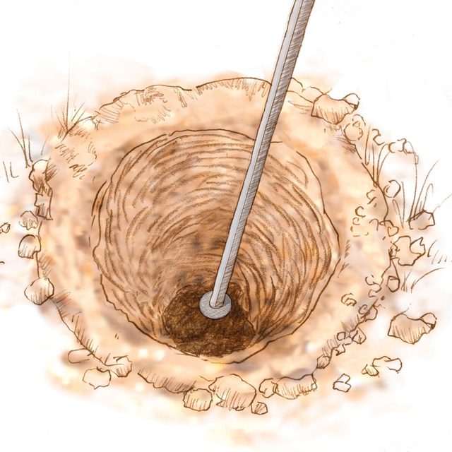 Tamp The Soil With The Other End