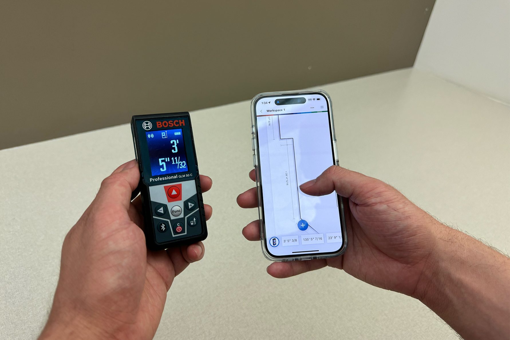 8 Best Laser Tape Measures, Tested And Reviewed Phone Application   Bosch Blaze