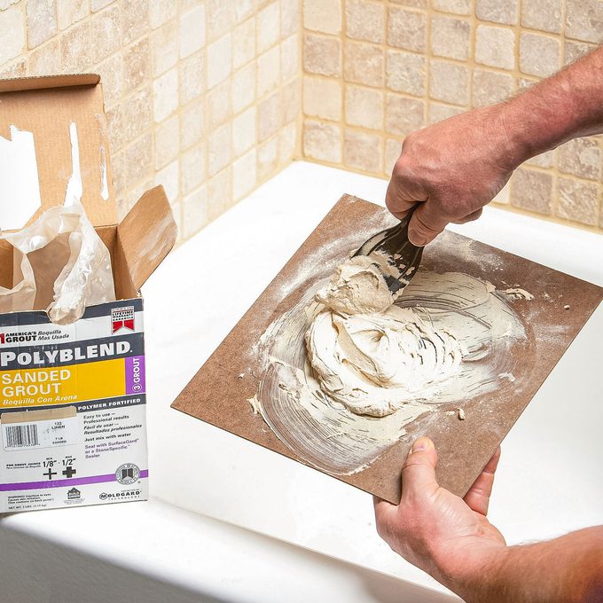 Mixing Caulk And Grout