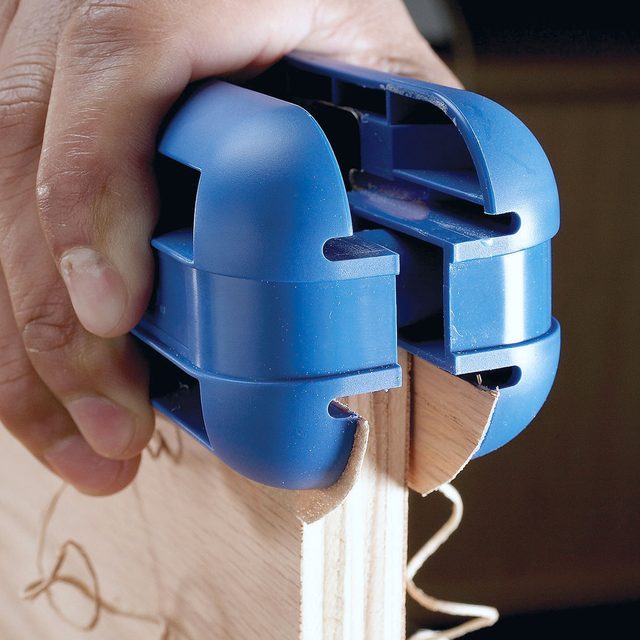 How To Apply Iron On Veneer Edging Use a Trimmer on the Edges