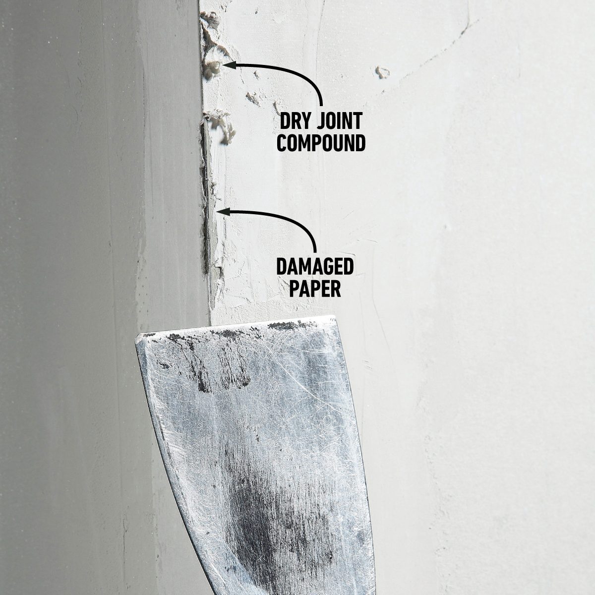 How To Install A Paper Faced Drywall Corner Bead Scrape away excess mud before it hardens