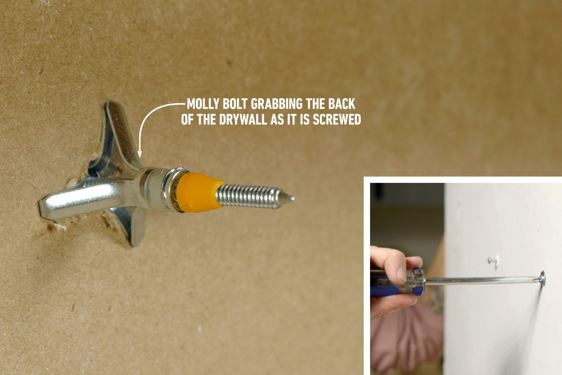 How To Use Drywall Anchors Hollow wall anchors /Molly bolts /Metal anchors