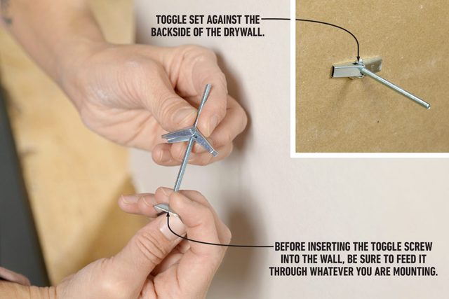How To Use Drywall Anchors Toggle bolts/Butterfly anchors
