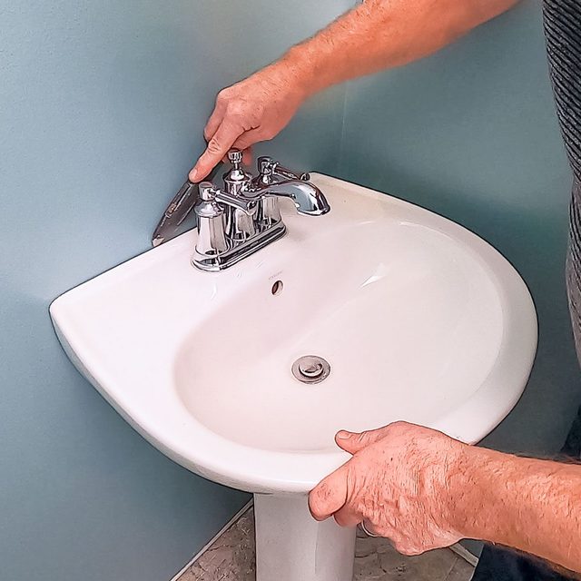How To Install A New Bathroom Vanity And Sink