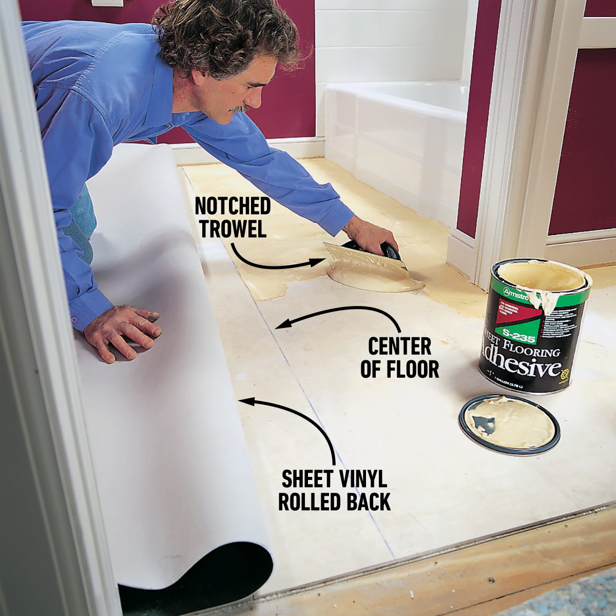 How To Install A Sheet Vinyl Floor