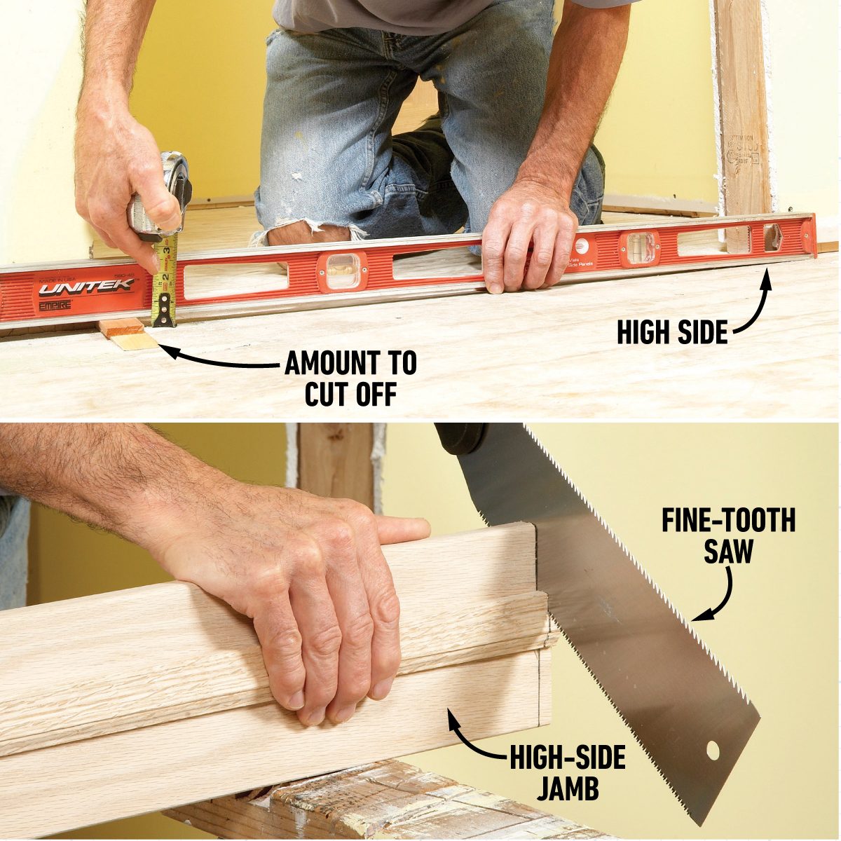 Pre-level Door Jambs