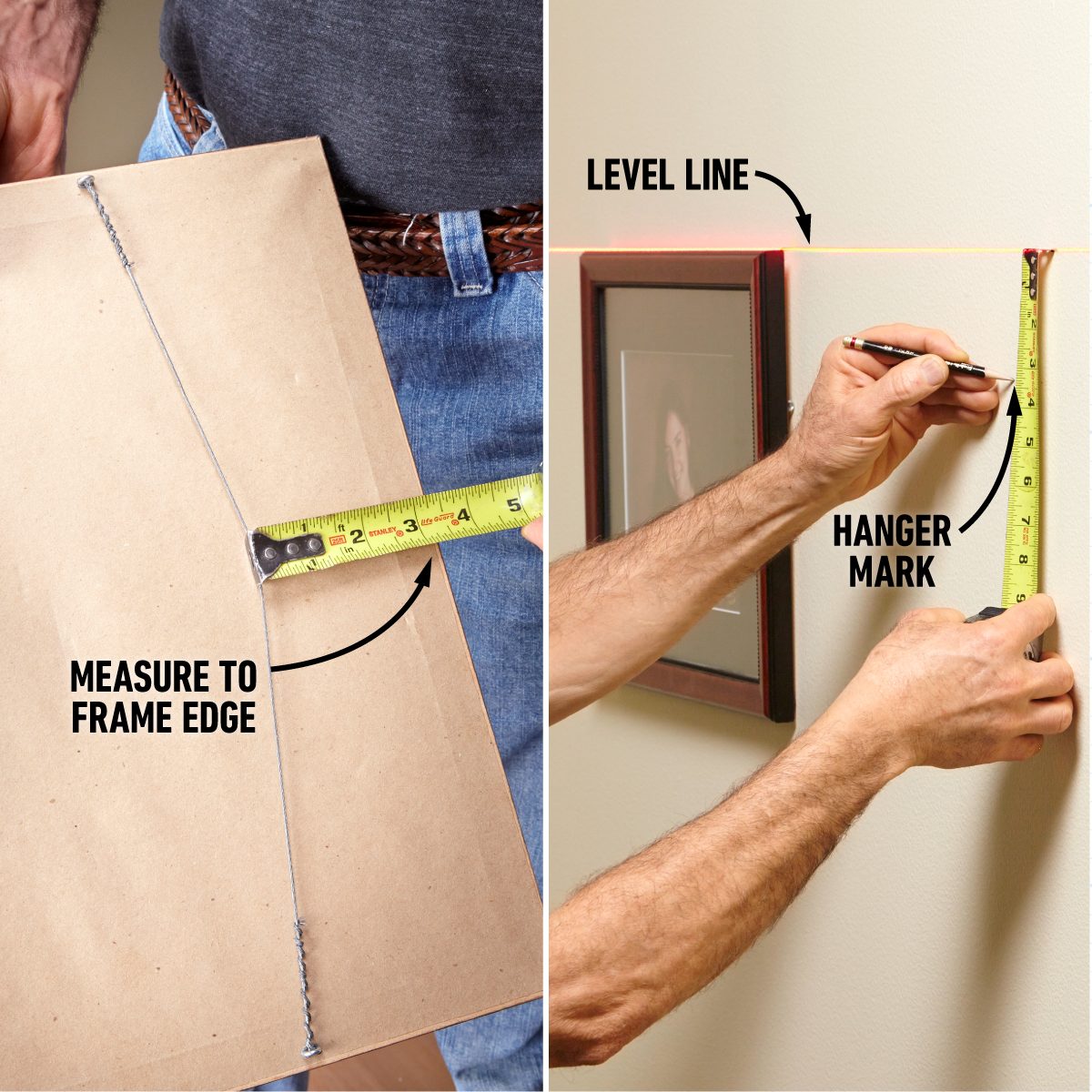 Level a Row of Pictures