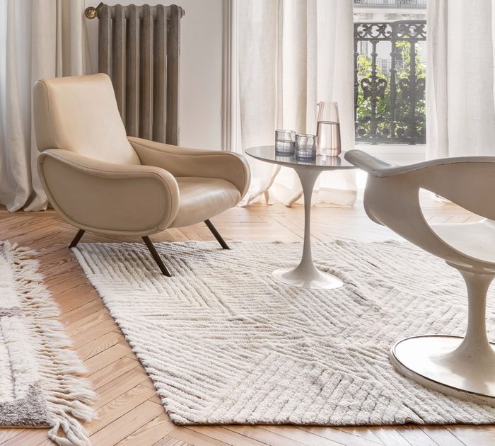 Lorena Canals Almond Valley Washable Wool Rug Xl