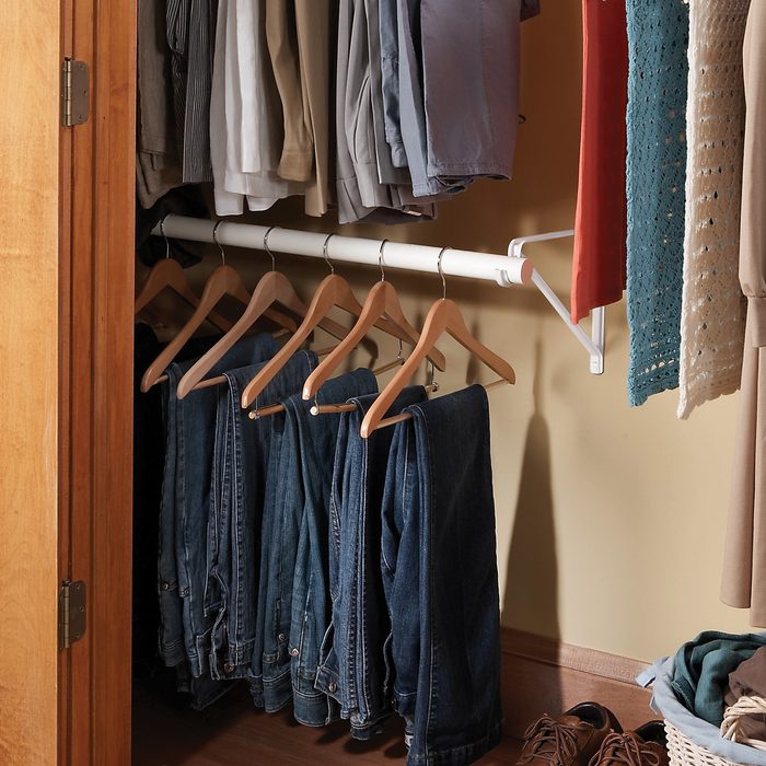 Double-decker closet rod