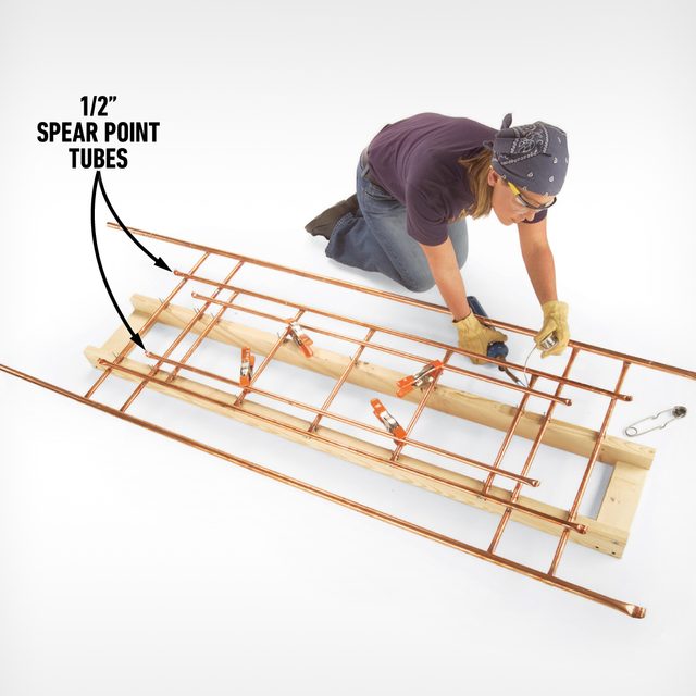 How To Build A Copper Trellis For Your Garden