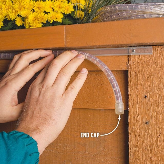 How To Install Low Voltage Deck Lighting Mount the rope light