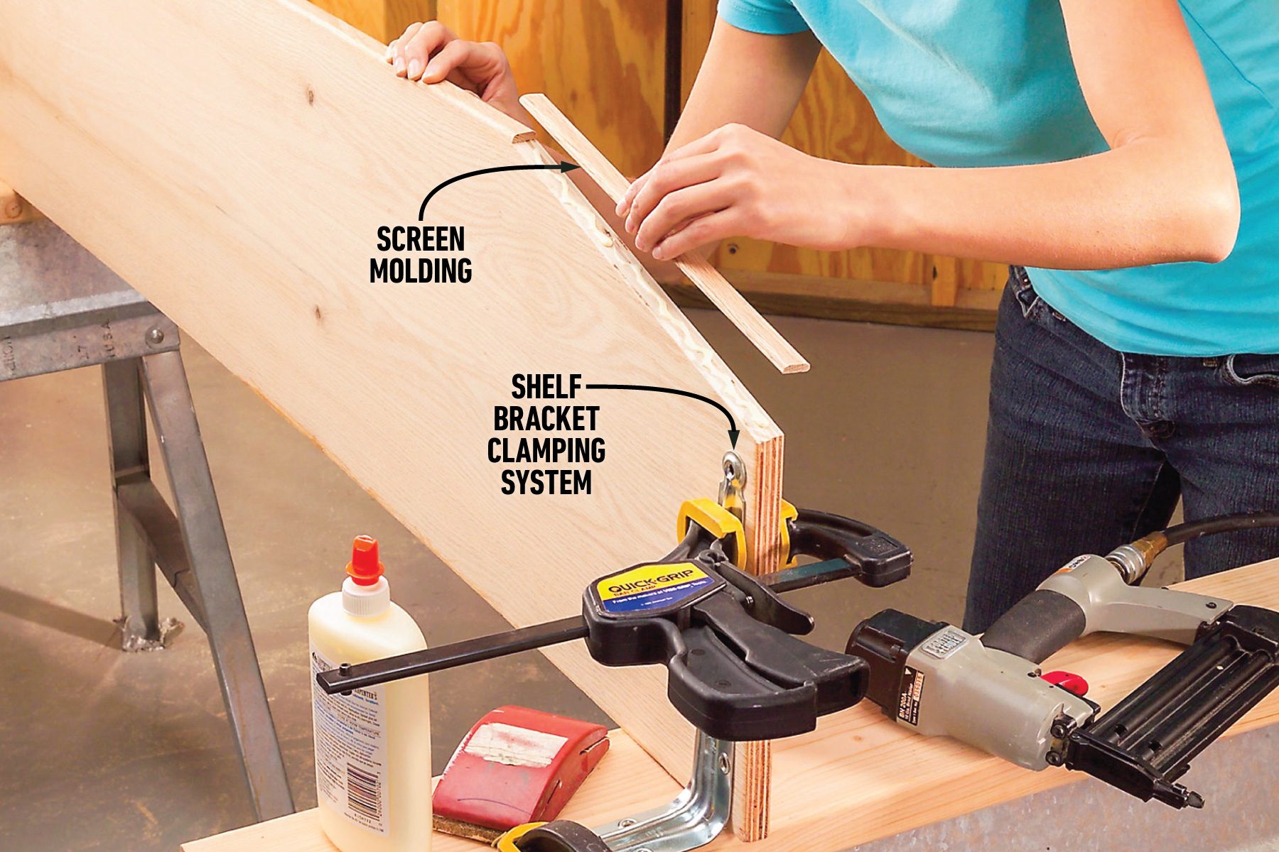 How To Install A Simple Rod And Shelf System For Your Closet Cut Notches in the Dividers