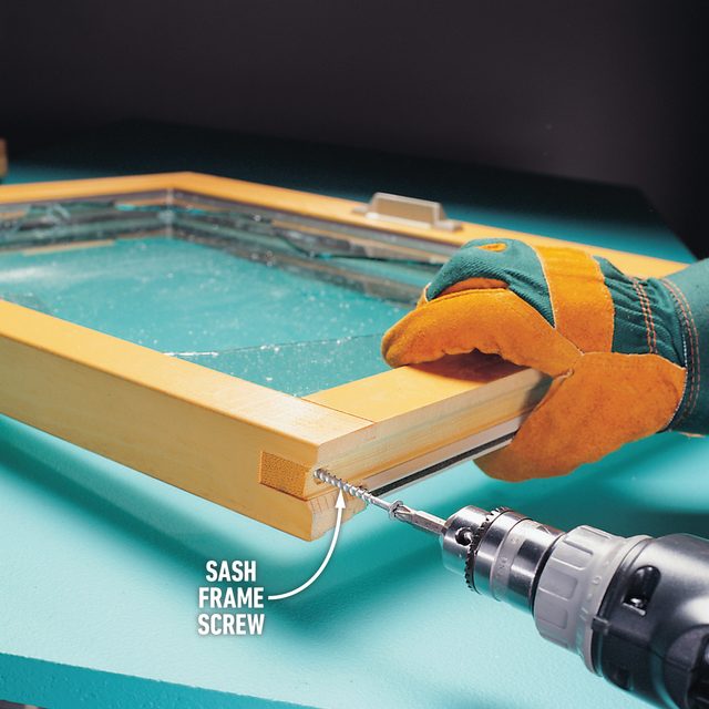 How To Replace Insulating Glass Remove corner screws