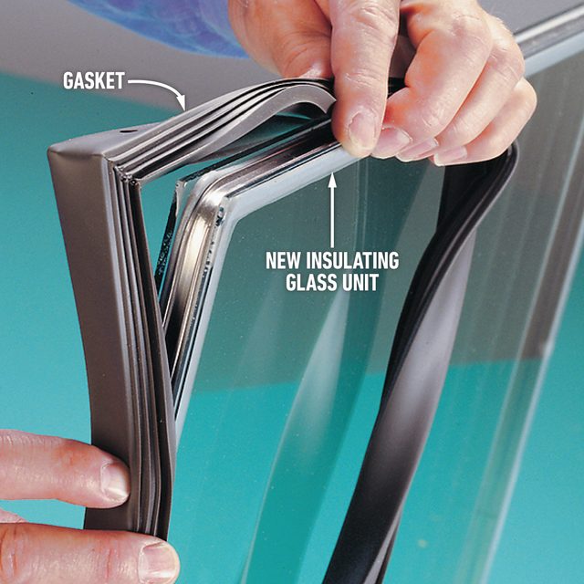 How To Replace Insulating Glass Remove the gasket
