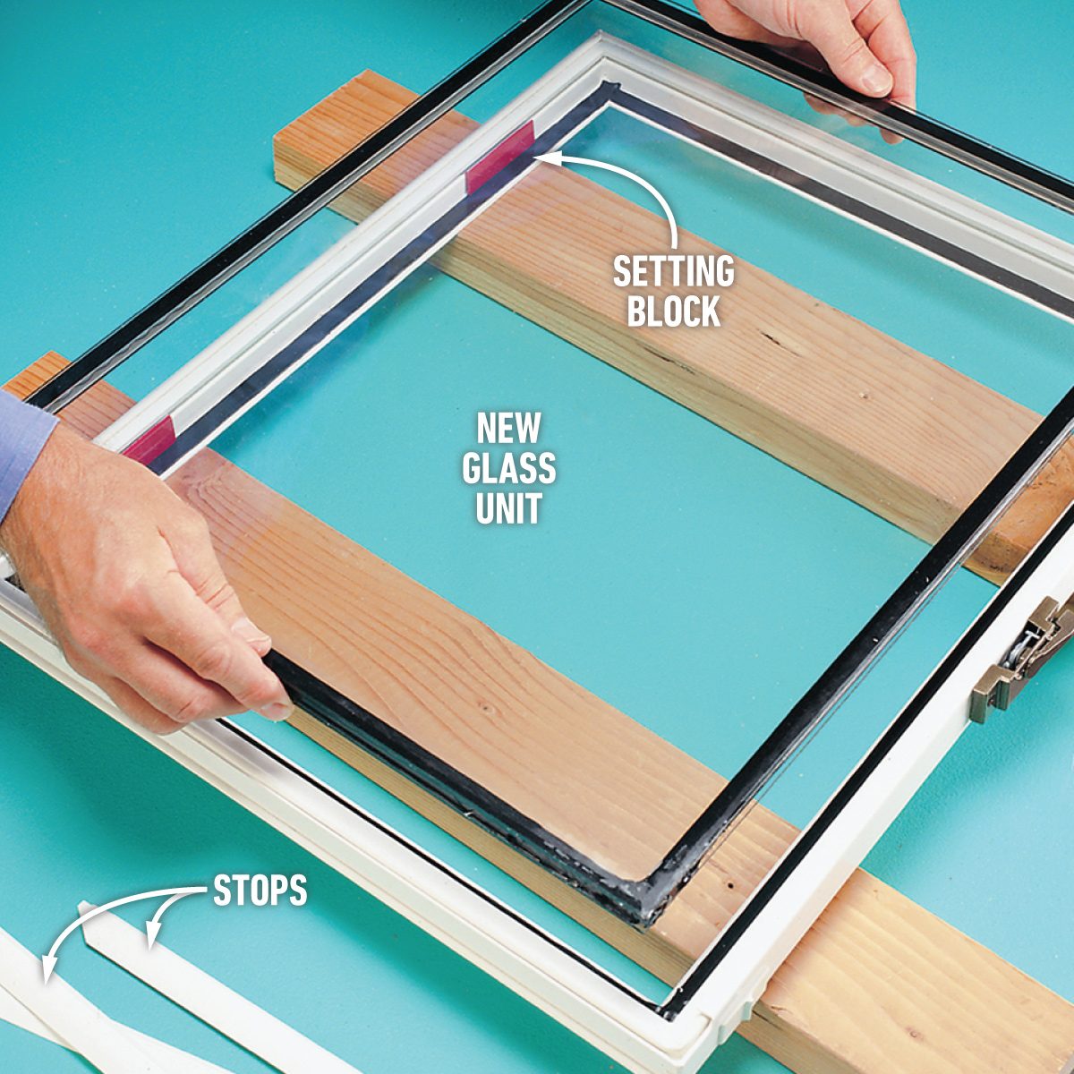 How To Replace Insulating Glass Install the new glass