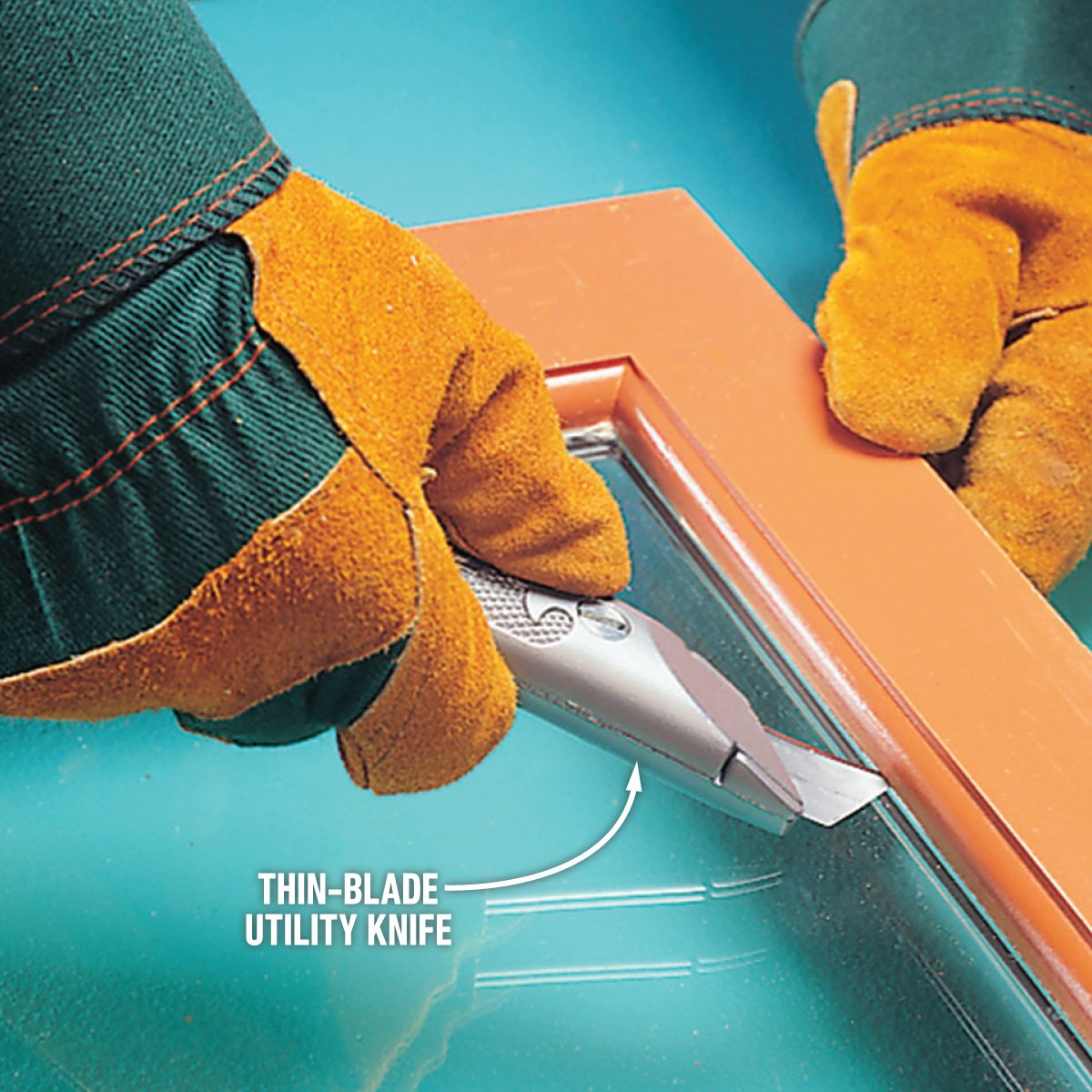 How To Replace Insulating Glass cut the caulk