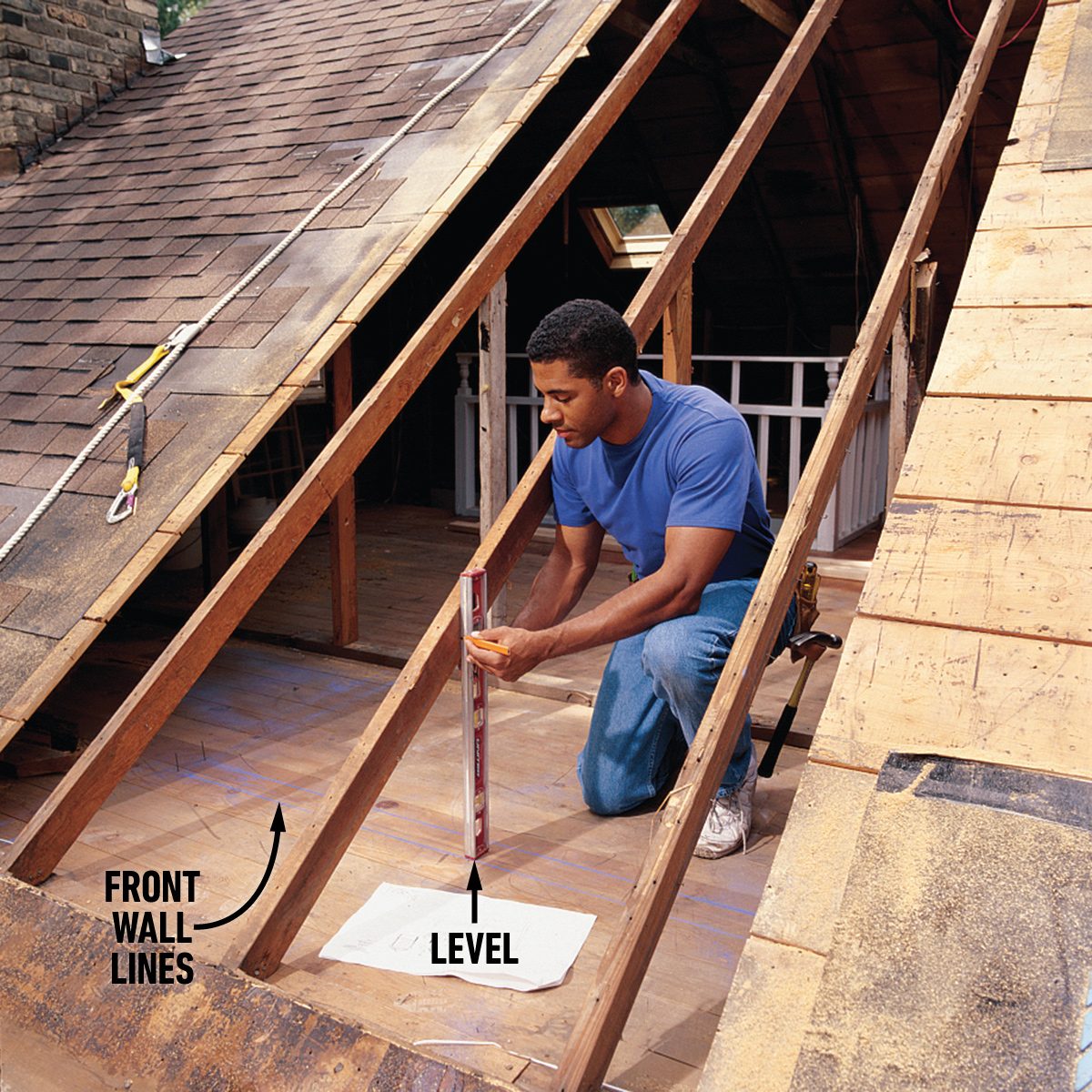 How To Frame A Gabled Dormer Make sure everything is plumb