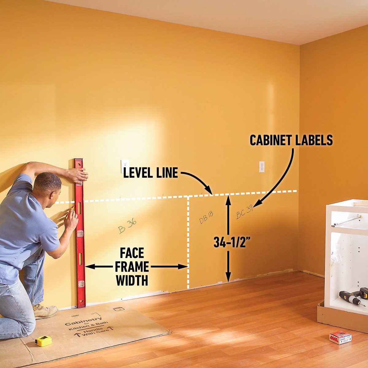 How To Install Kitchen Cabinets 