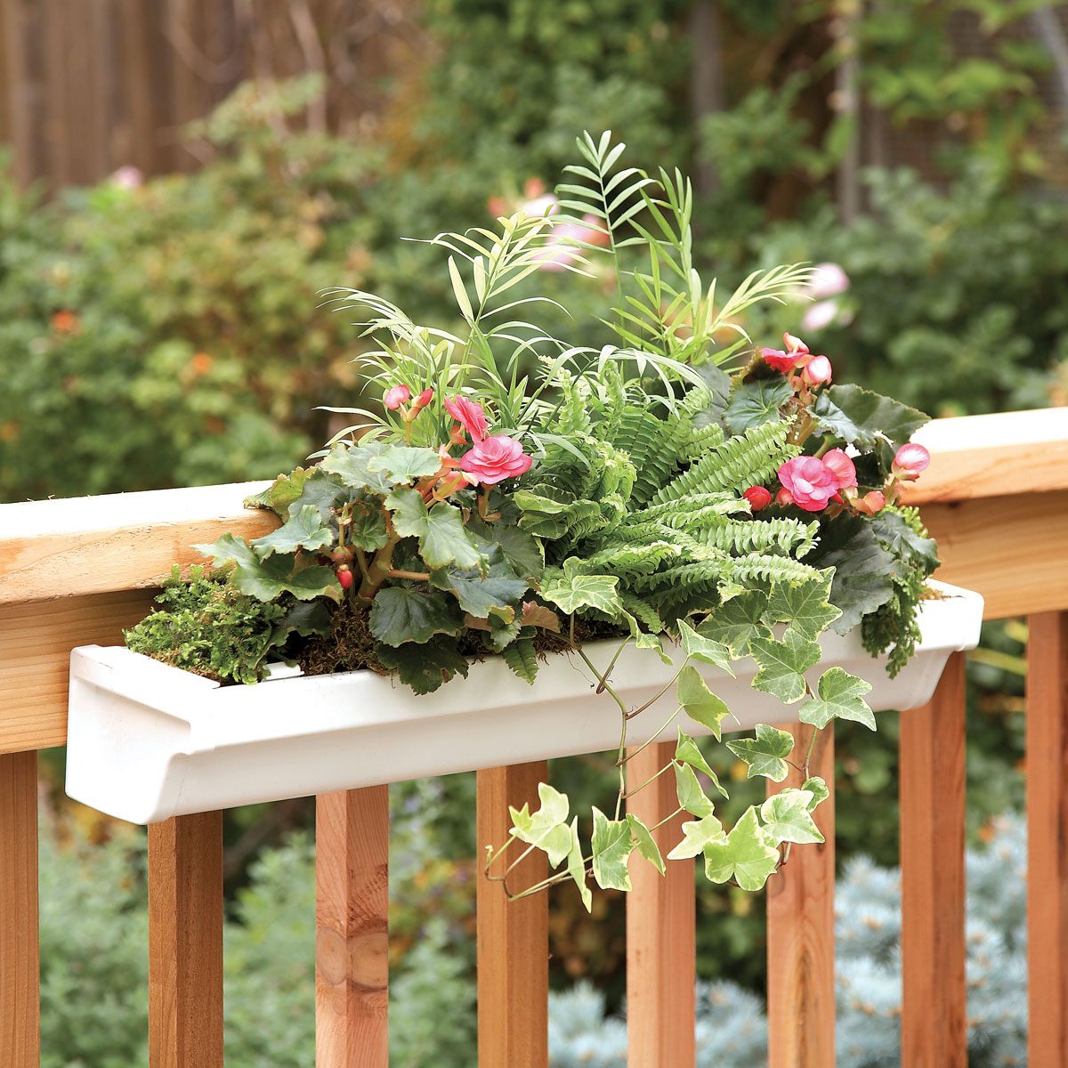 planter mounted on deck