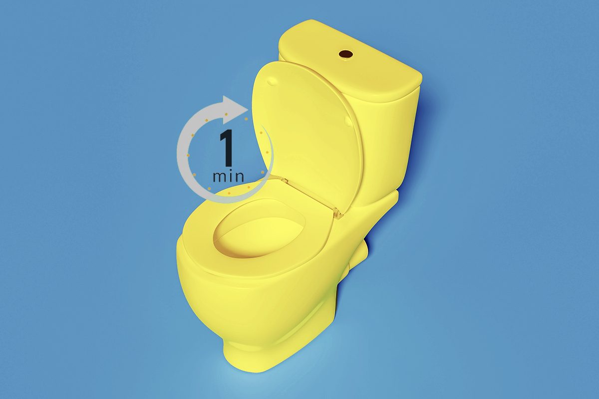 Remove Yellow Toilet Stains Without Destroying All Your Rags and Sponges