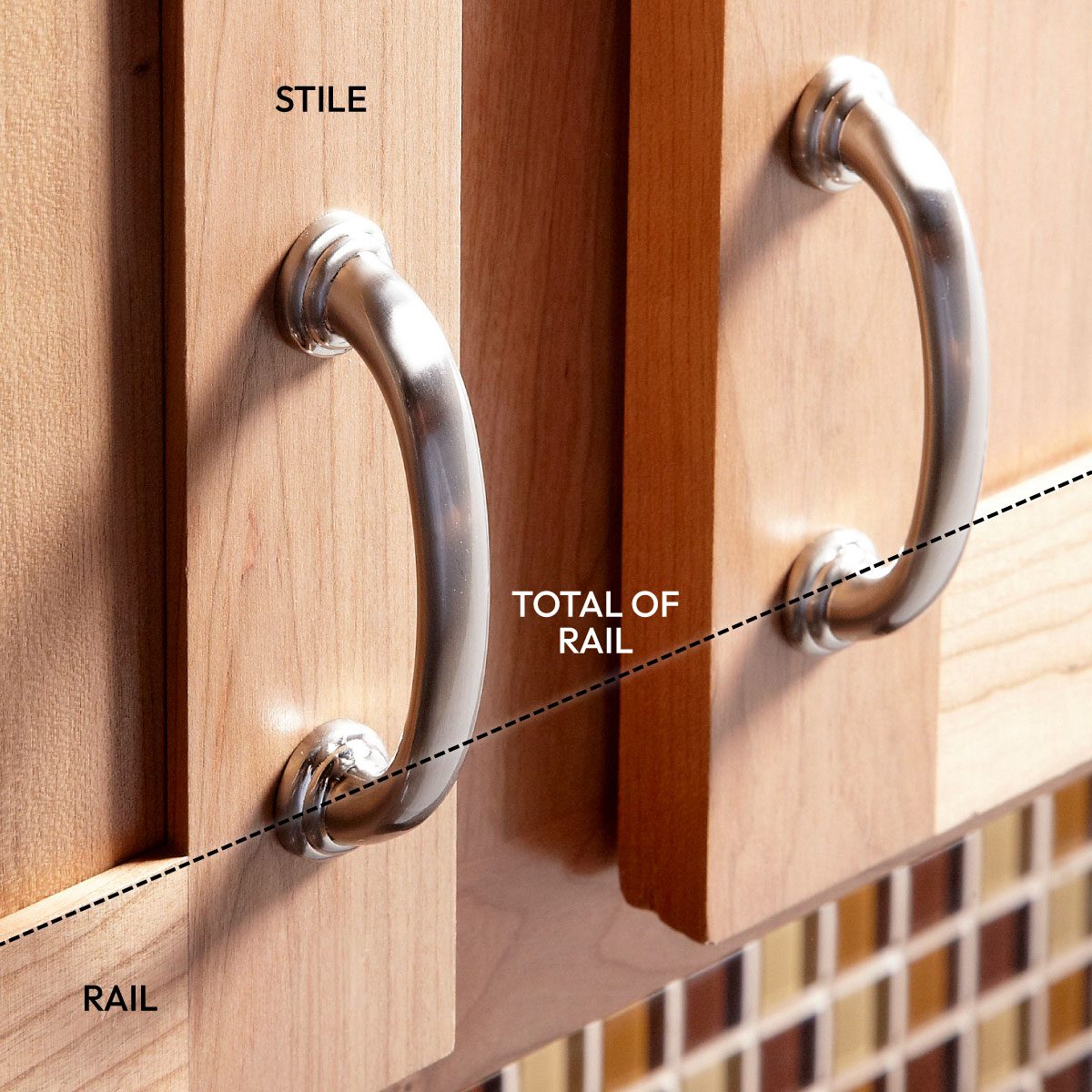 Use The Door Rail As A Guide