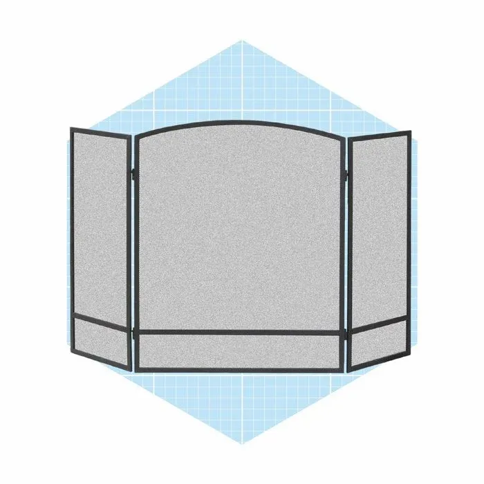Panacea Products Arched Fireplace Screen Ecomm Via Amazon