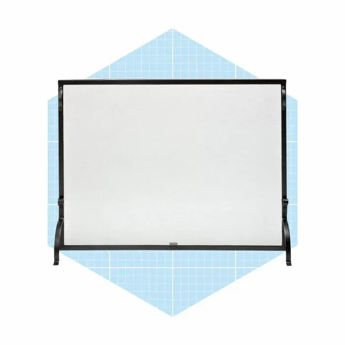 Uniflame Single Panel Fireplace Screen Ecomm Via Amazon